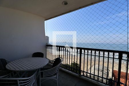 Varanda de apartamento para alugar com 4 quartos, 217m² em Centro, Guarujá