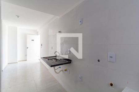 Sala-Cozinha de apartamento à venda com 2 quartos, 39m² em Cidade Antônio Estevão de Carvalho, São Paulo