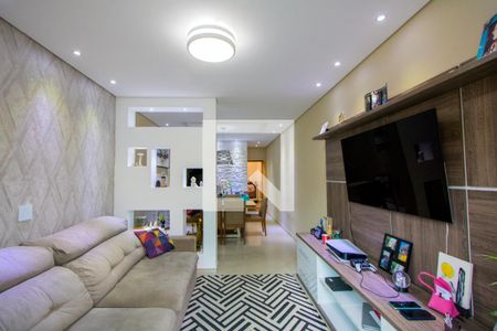 Sala de casa à venda com 3 quartos, 129m² em Vila Humaita, Santo André