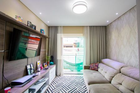 Sala de casa à venda com 3 quartos, 129m² em Vila Humaita, Santo André