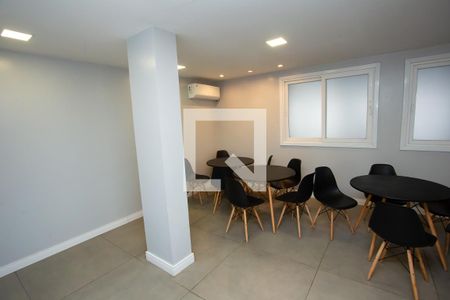 Área comum - Salão de festas de apartamento à venda com 1 quarto, 62m² em Niterói, Canoas