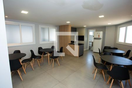 Área comum - Salão de festas de apartamento à venda com 1 quarto, 62m² em Niterói, Canoas