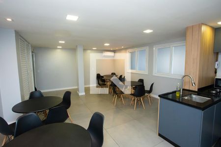 Área comum - Salão de festas de apartamento à venda com 1 quarto, 62m² em Niterói, Canoas
