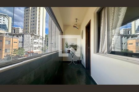 Varanda da Sala de apartamento à venda com 4 quartos, 138m² em Gutierrez, Belo Horizonte