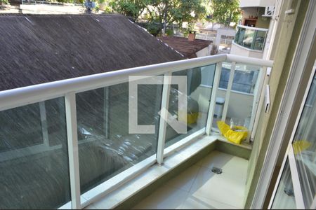 Varanda Gourmet de apartamento à venda com 2 quartos, 55m² em Pechincha, Rio de Janeiro