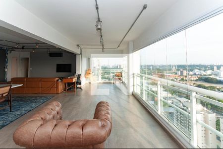 Varanda Estendida de apartamento à venda com 3 quartos, 386m² em Vila Leopoldina, São Paulo
