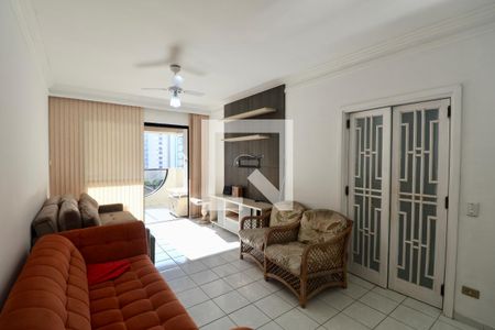Sala de apartamento para alugar com 3 quartos, 104m² em Centro, Guarujá