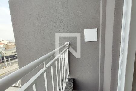 varanda da cozinha/Área de serviço de apartamento à venda com 2 quartos, 56m² em Parque das Nações, Santo André