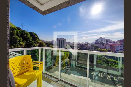 Varanda da Sala de apartamento à venda com 2 quartos, 63m² em Tijuca, Rio de Janeiro