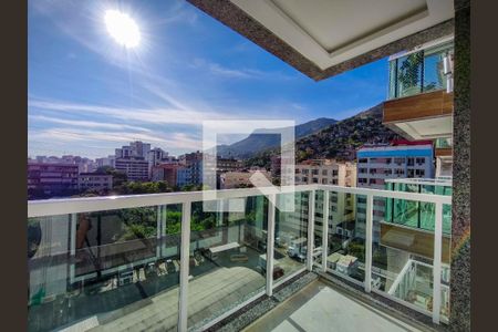 Varanda da Sala de apartamento à venda com 2 quartos, 63m² em Tijuca, Rio de Janeiro