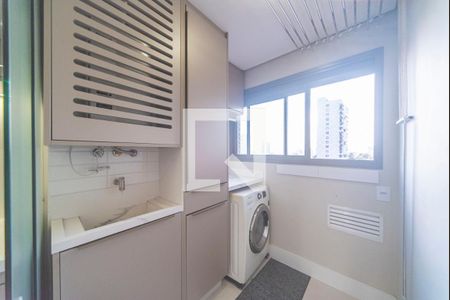 Área de Serviço de apartamento para alugar com 3 quartos, 112m² em Vila Gilda, Santo André