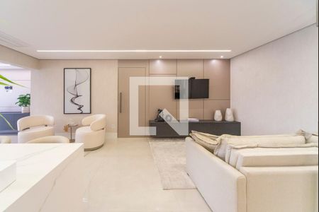 Sala de apartamento para alugar com 3 quartos, 112m² em Vila Gilda, Santo André