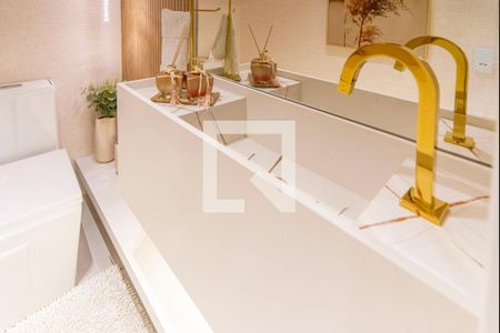 Lavabo de apartamento para alugar com 3 quartos, 112m² em Vila Gilda, Santo André