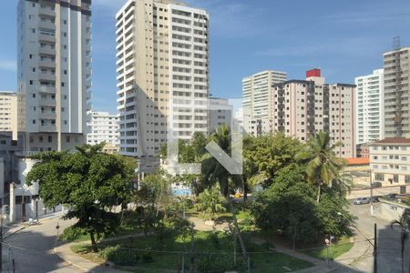 Vista da Sala de apartamento para alugar com 2 quartos, 75m² em Aviação, Praia Grande