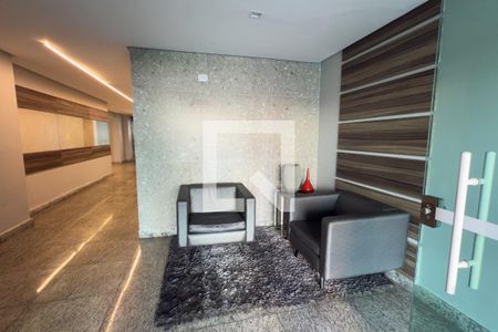 Área comum - Hall de apartamento para alugar com 2 quartos, 75m² em Aviação, Praia Grande