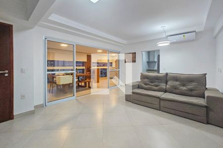 Sala de apartamento para alugar com 3 quartos, 118m² em Balneario Guarujá, Guarujá
