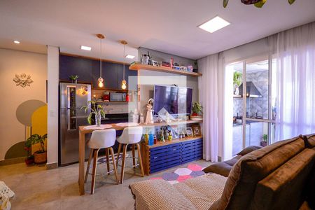 Sala  de apartamento à venda com 2 quartos, 67m² em Sacomã, São Paulo