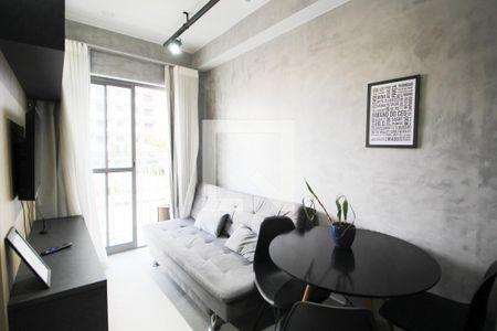 Sala de apartamento para alugar com 1 quarto, 27m² em Vila Nova Conceição, São Paulo
