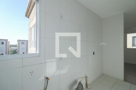 Cozinha de apartamento à venda com 2 quartos, 46m² em Sarandi, Porto Alegre