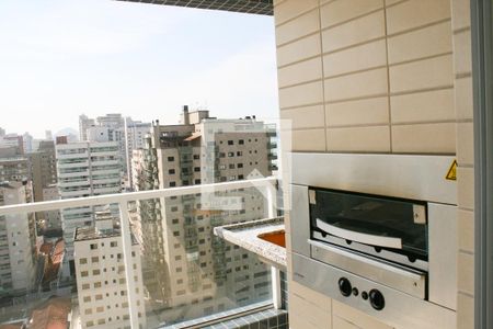 Varanda gourmet de apartamento para alugar com 3 quartos, 117m² em Aviação, Praia Grande