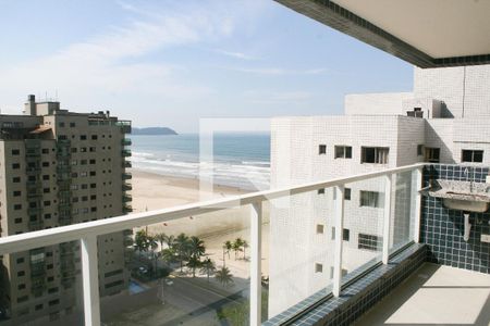 Vista da Sacada de apartamento para alugar com 3 quartos, 117m² em Aviação, Praia Grande