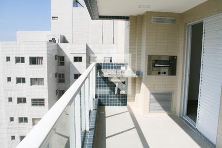Varanda gourmet de apartamento para alugar com 3 quartos, 117m² em Aviação, Praia Grande