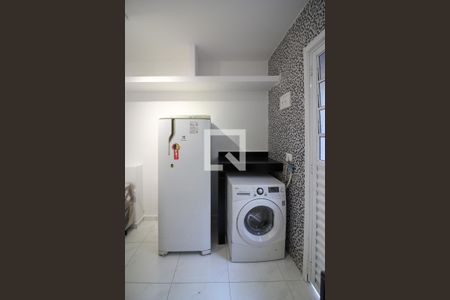 Cozinha integrada com Área de Serviço de kitnet/studio para alugar com 1 quarto, 13m² em Jardim Taquaral, São Paulo