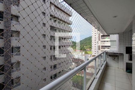 Sacada de apartamento para alugar com 2 quartos, 87m² em Canto do Forte, Praia Grande