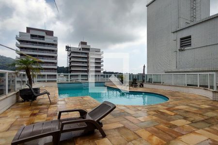 Área comum - Piscina de apartamento para alugar com 2 quartos, 87m² em Canto do Forte, Praia Grande