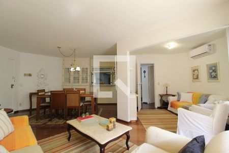 Sala de apartamento para alugar com 3 quartos, 220m² em Indianópolis, São Paulo