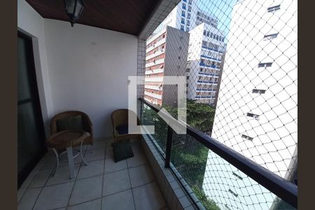 Varanda da Sala de apartamento para alugar com 2 quartos, 117m² em Itararé, São Vicente