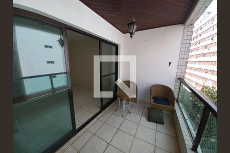Varanda da Sala de apartamento para alugar com 2 quartos, 117m² em Itararé, São Vicente