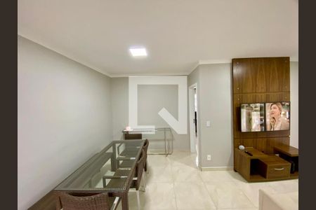 Detalhe Sala de apartamento para alugar com 1 quarto, 65m² em Boqueirão, Praia Grande
