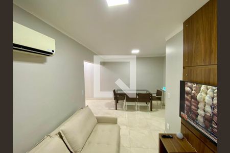 Sala de apartamento para alugar com 1 quarto, 65m² em Boqueirão, Praia Grande