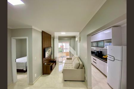 Detalhe Sala de apartamento para alugar com 1 quarto, 65m² em Boqueirão, Praia Grande
