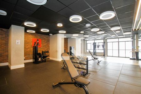Área Comum - Academia de kitnet/studio à venda com 1 quarto, 33m² em Pinheiros, São Paulo