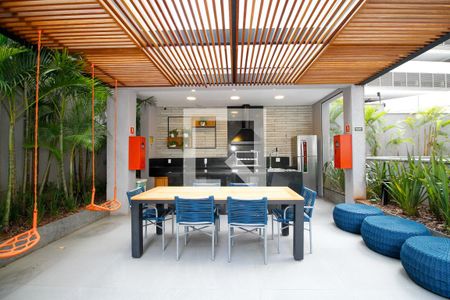 Área Comum - Churrasqueira de kitnet/studio à venda com 1 quarto, 33m² em Pinheiros, São Paulo