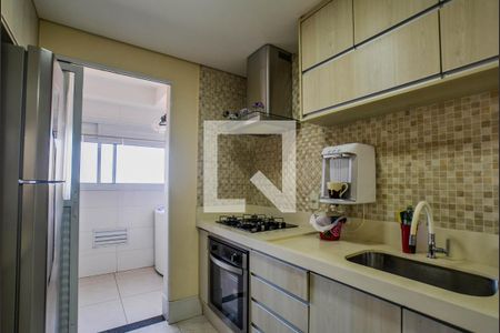 Cozinha de apartamento à venda com 3 quartos, 90m² em Vila Assunção, Santo André