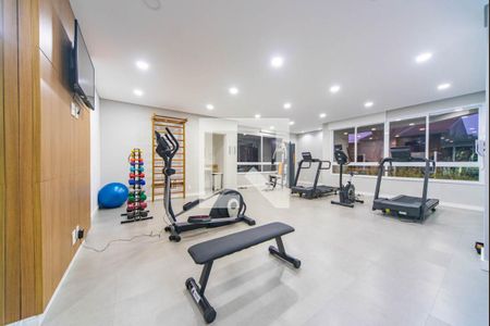 Área comum - Academia de apartamento à venda com 3 quartos, 90m² em Vila Assunção, Santo André