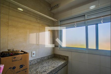 Área de Serviço de apartamento à venda com 3 quartos, 90m² em Vila Assunção, Santo André