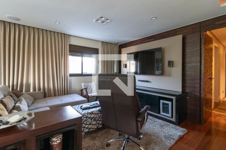 Sala de TV de apartamento à venda com 4 quartos, 193m² em Alto da Lapa, São Paulo