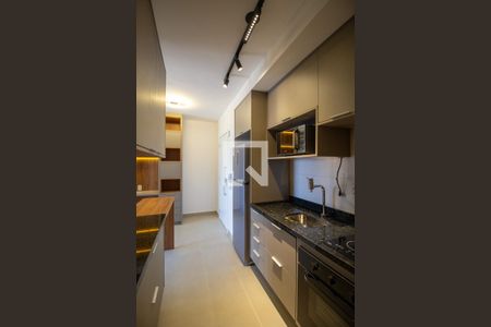 Cozinha de apartamento para alugar com 1 quarto, 47m² em Parque Campolim, Sorocaba