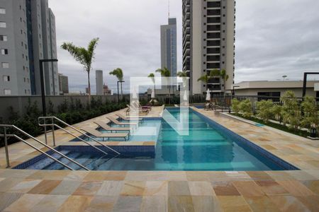 Área comum - Piscina de apartamento para alugar com 1 quarto, 47m² em Parque Campolim, Sorocaba