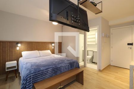 Sala/Quarto de apartamento para alugar com 1 quarto, 25m² em Pinheiros, São Paulo