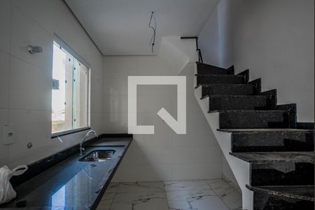 Cozinha de apartamento para alugar com 2 quartos, 92m² em Vila Curuçá, Santo André
