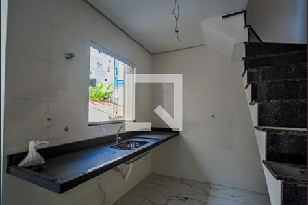 Cozinha de apartamento para alugar com 2 quartos, 92m² em Vila Curuçá, Santo André
