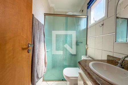 Banheiro da Suíte de apartamento à venda com 3 quartos, 80m² em Vila Dayse, São Bernardo do Campo