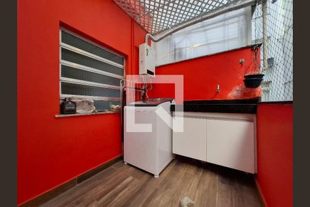 Área de serviço de apartamento à venda com 3 quartos, 128m² em Laranjeiras, Rio de Janeiro