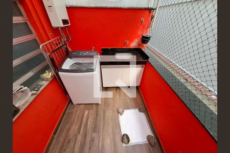 Área de serviço de apartamento à venda com 3 quartos, 128m² em Laranjeiras, Rio de Janeiro