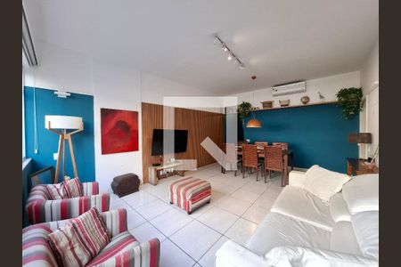 Sala de apartamento à venda com 3 quartos, 128m² em Laranjeiras, Rio de Janeiro